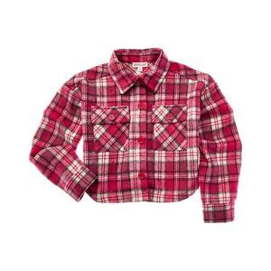 Design History Girls Shirt Jacket, Pink